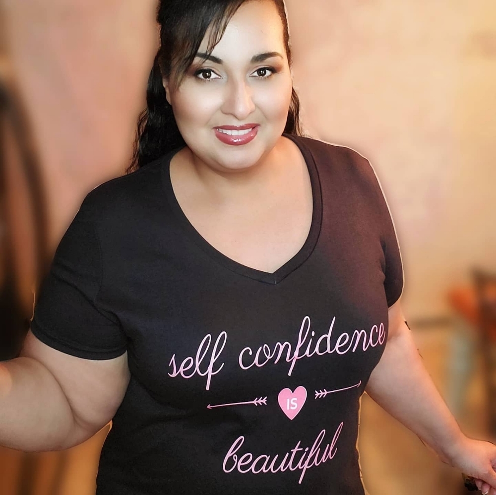 Self Confidence is Beautiful T-shirt 3X 22W 24W